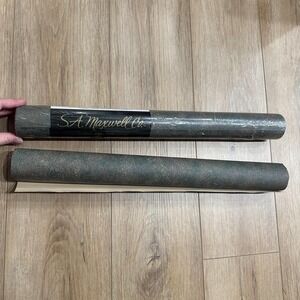 VTG 2 Bolts Wallpaper Rolls S.A. Maxwell & Co. 32 Ft x 20" Green Moody Rich